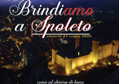 BrindiAmo a Spoleto. venerdì 31 luglio 2020